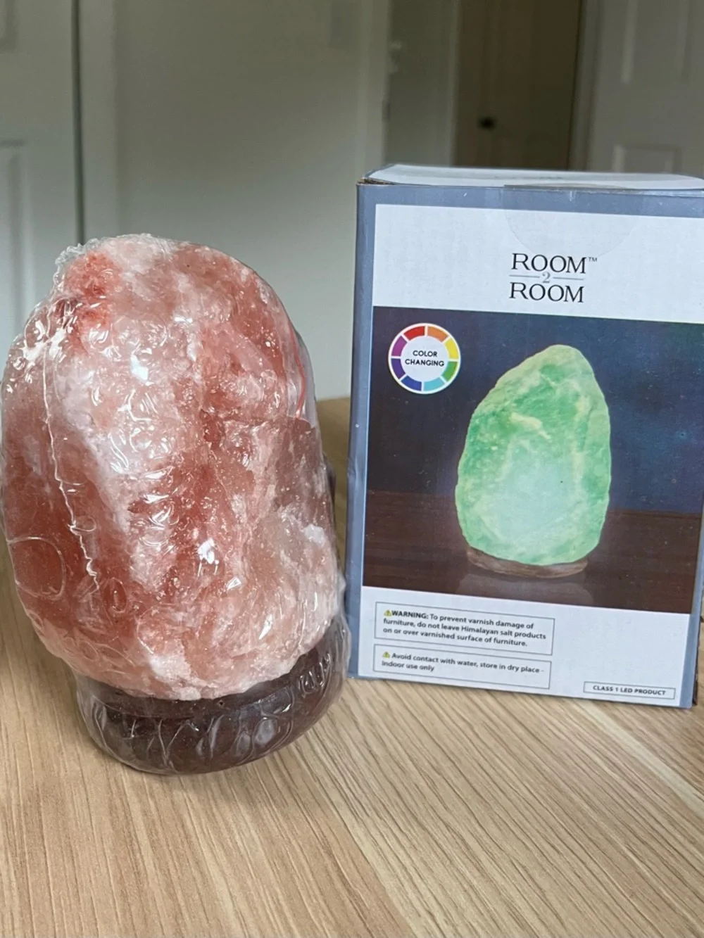 Pink Himalayan Salt Tock Lamp NWT